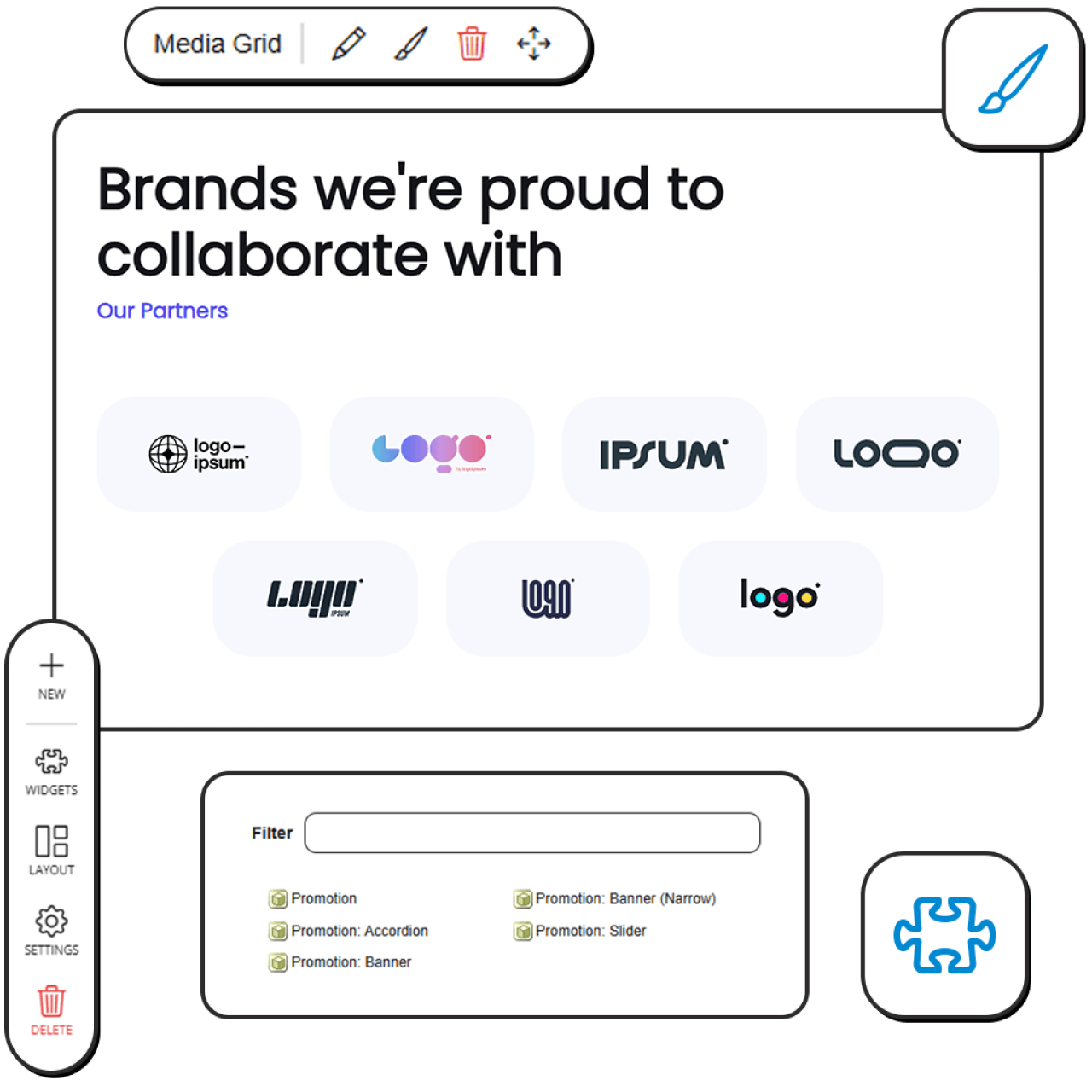 Image showcasing aspects of a widget.