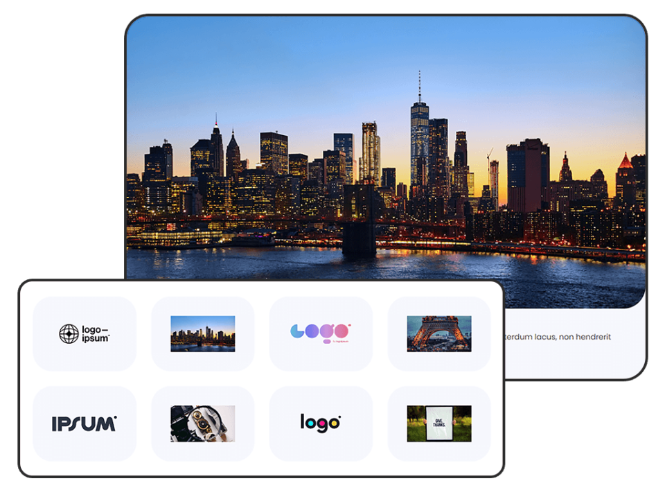 Image showcasing media widgets.